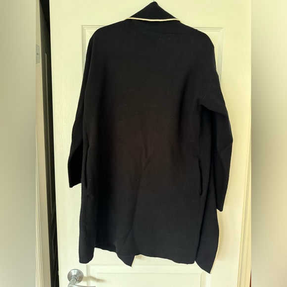 Zara classic knit cardigan coat - Picture 2 of 2